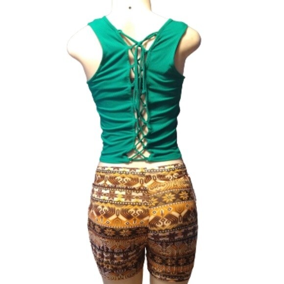 Green Tank Top L - Picture 1 of 4